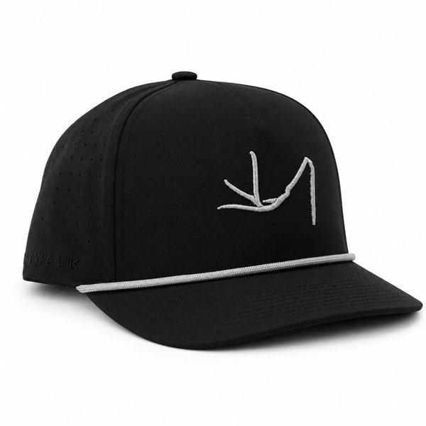 DAYWALK Performance Rope Hat — Black